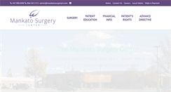 Desktop Screenshot of mankatosurgerycenter.com